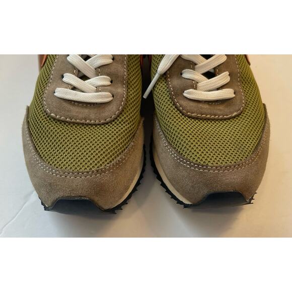 Womens Marc Jacobs Green Moss Classic Retro Trainers Sneakers 9.5-$225 - Picture 6 of 11
